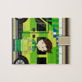 Cartoon Ambulance en EMT Legpuzzel (Horizontaal)