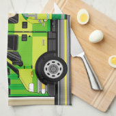 Cartoon Ambulance en EMT Theedoek (Quarter Fold)