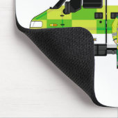 Cartoon Ambulance en EMT's Muismat (Hoek)