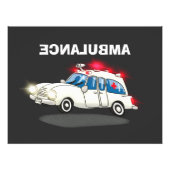 Cartoon Ambulance Foto Afdruk (Voorkant)