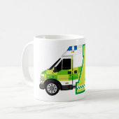 Cartoon Ambulance Koffiemok (Voorkant links)
