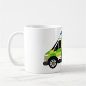 Cartoon Ambulance Koffiemok (Links)