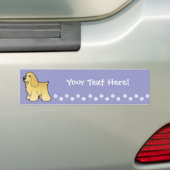 Cartoon American Cocker Spaniel Bumpersticker (Op auto)
