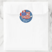 Cartoon Amerikaanse vlag Stickers (Tas)