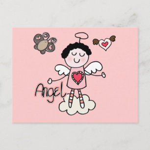 Cartoon Angel Briefkaart