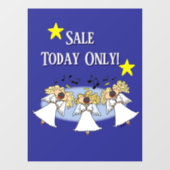Cartoon Angel Choir  Raamsticker (Vel)