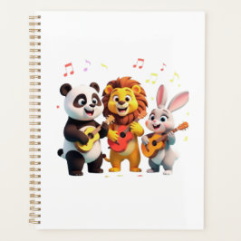 🎵 Cartoon Animal Music Party – Fun & Cute Musical Planner