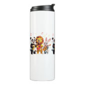 🎵 Cartoon Animal Music Party – Fun & Cute Musical Thermosbeker (Gedraaid links)