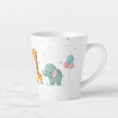 Cartoon Animal Parade in Pastel - Leuke Mok Design (Rechts)