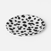 Cartoon Animal Texture Papieren Bordje (Gekanteld)