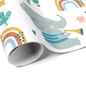 Cartoon Animals Band Cadeaupapier (Rol Hoek)