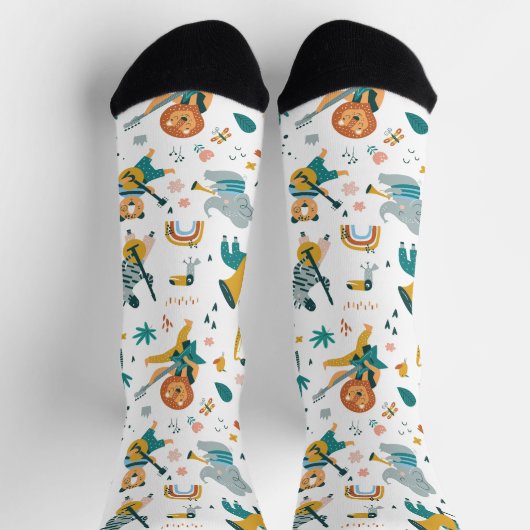 Cartoon Animals Band Sokken (Top)