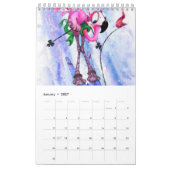 Cartoon Animals World - Grappig Tekenen - Kinderen Kalender (Jan 2027)