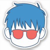 cartoon Anime Sticker (Voorkant)