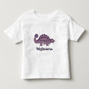 Cartoon Ankylosaurus Kinder Shirts