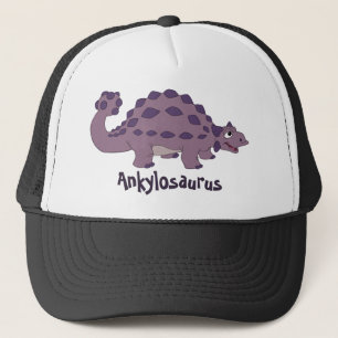 Cartoon Ankylosaurus Trucker Pet