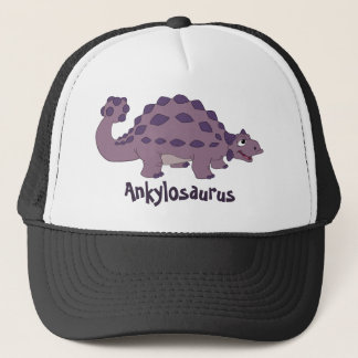 Cartoon Ankylosaurus Trucker Pet