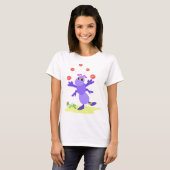 Cartoon Ant Juggling T-Shirt (Voorkant volledig)