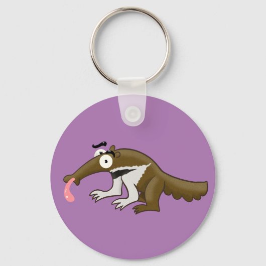 Cartoon Anteater Sleutelhanger (Voorkant)