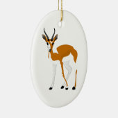 Cartoon Antelope Keramisch Ornament (Rechts)