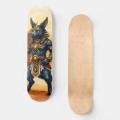 Cartoon Anubis, de Egyptische god van het hiernama Persoonlijk Skateboard (Voorkant)