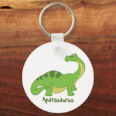Cartoon Apatosaurus Sleutelhanger (Voorkant)