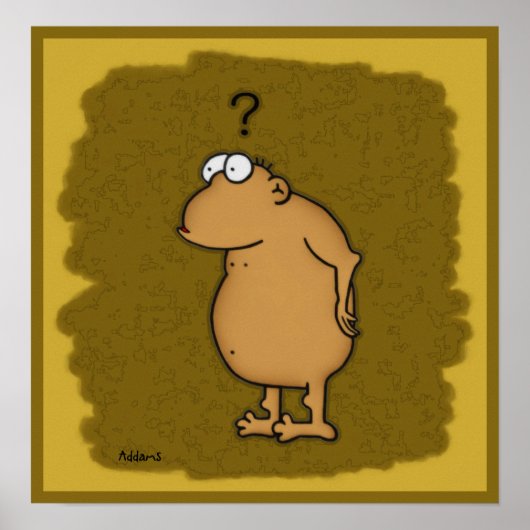 Cartoon Ape Poster (Voorkant)