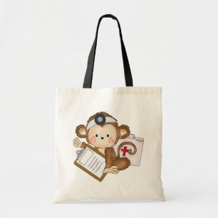 Cartoon Apendokter canvas tas