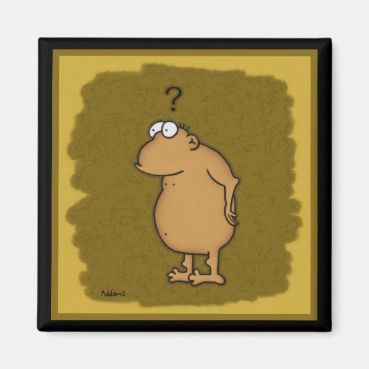 Cartoon-apenmagneet Magneet (Voorkant)