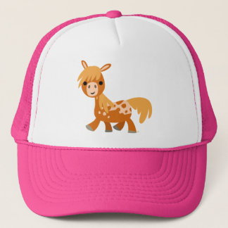 Cartoon Appaloosa Pony hoed Trucker Pet