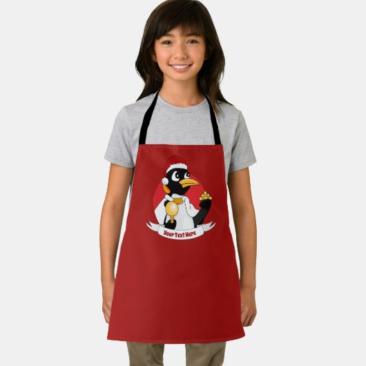 Cartoon Apron uit de keizerpinguïn Schort (Insitu)