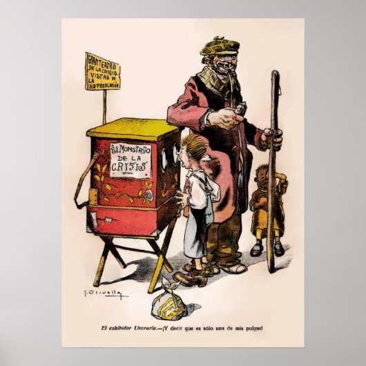  Cartoon Argentijnse crisis 1914 Poster (Voorkant)