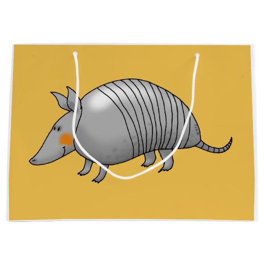 cartoon armadillo large cadeautasje (Voorkant)