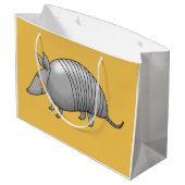 cartoon armadillo large cadeautasje (Achterkant Gekanteld)