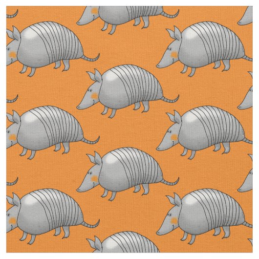 cartoon armadillo stof (Close Up)