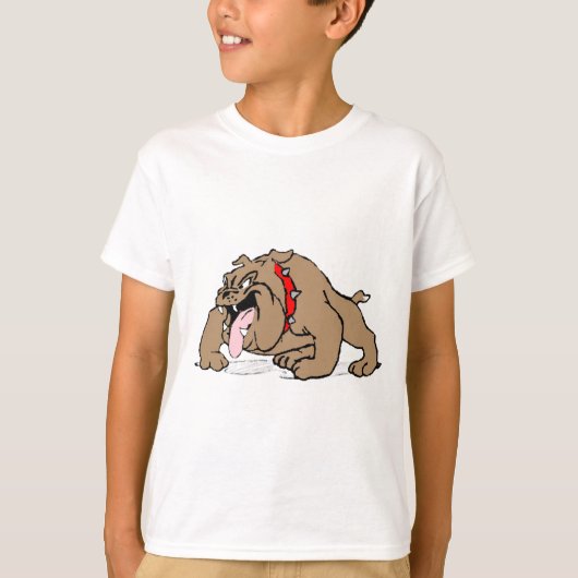 Cartoon Art Bulldog T-shirt (Voorkant)