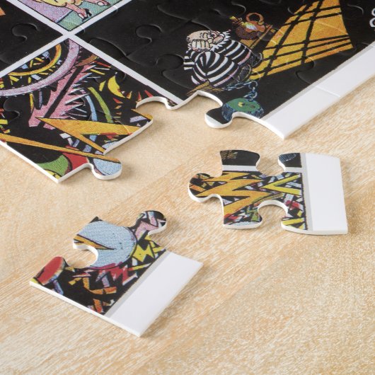 Cartoon Art Puzzle Legpuzzel (Zijkant)