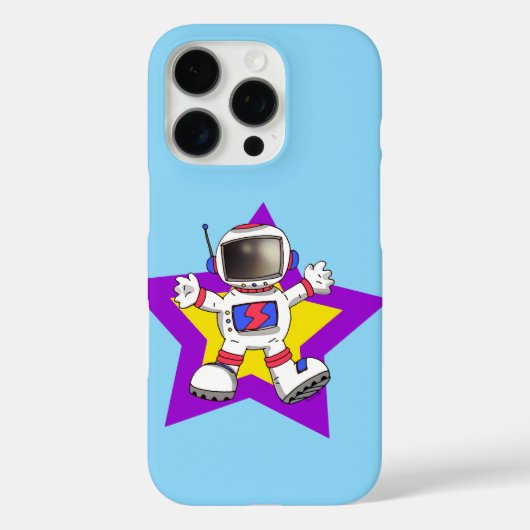 Cartoon Astronaut in Star Design Case-Mate iPhone Case (Achterkant)