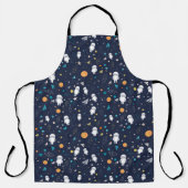 Cartoon Astronaut Schort (Voorkant)