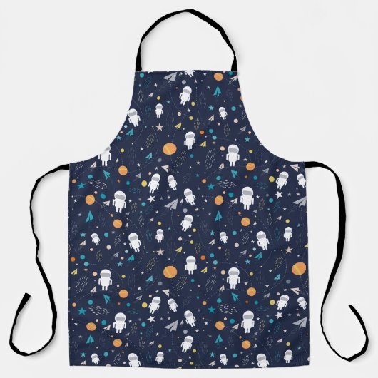 Cartoon Astronaut Schort (Voorkant)