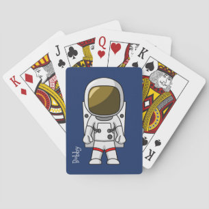 Cartoon Astronaut-speelkaarten Speelkaarten