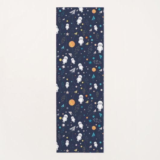 cartoon astronauten yogamat (Voorkant)