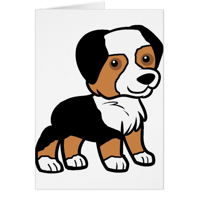 cartoon aussie zwarte tri (Voorkant)