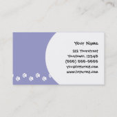 Cartoon Australian Cattle Dog/Kelpie Visitekaartje (Achterkant)