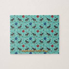 Cartoon Australian Cattle Dog Legpuzzel