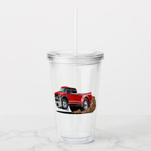 Cartoon auto acryl drinkbeker (Voorkant)