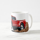 Cartoon auto koffiemok (Voorkant rechts)