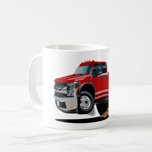Cartoon auto koffiemok (Voorkant links)