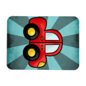 Cartoon auto magneet (Horizontaal)