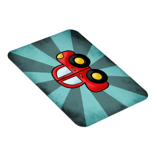 Cartoon auto magneet (Rechterzijde)
